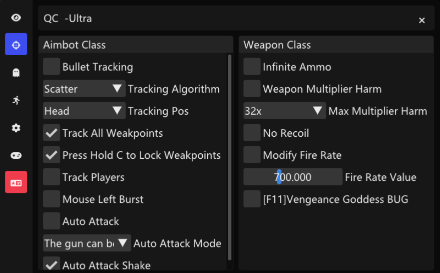 QC Weakpoint & Weapon Tools